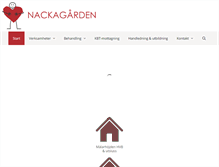 Tablet Screenshot of nackagarden.se